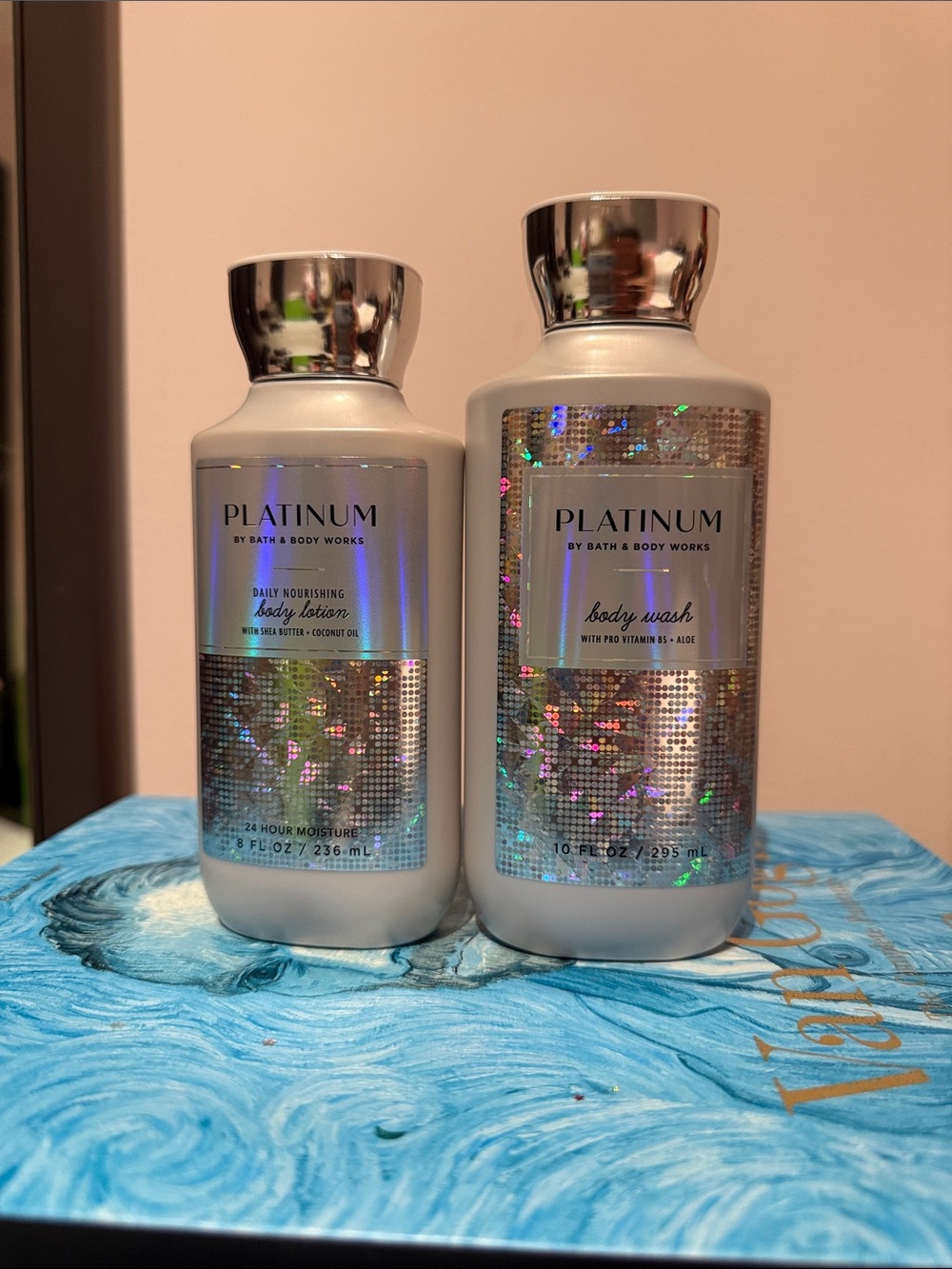 Bath & Body Works Platinum Body Wash & Lotion set